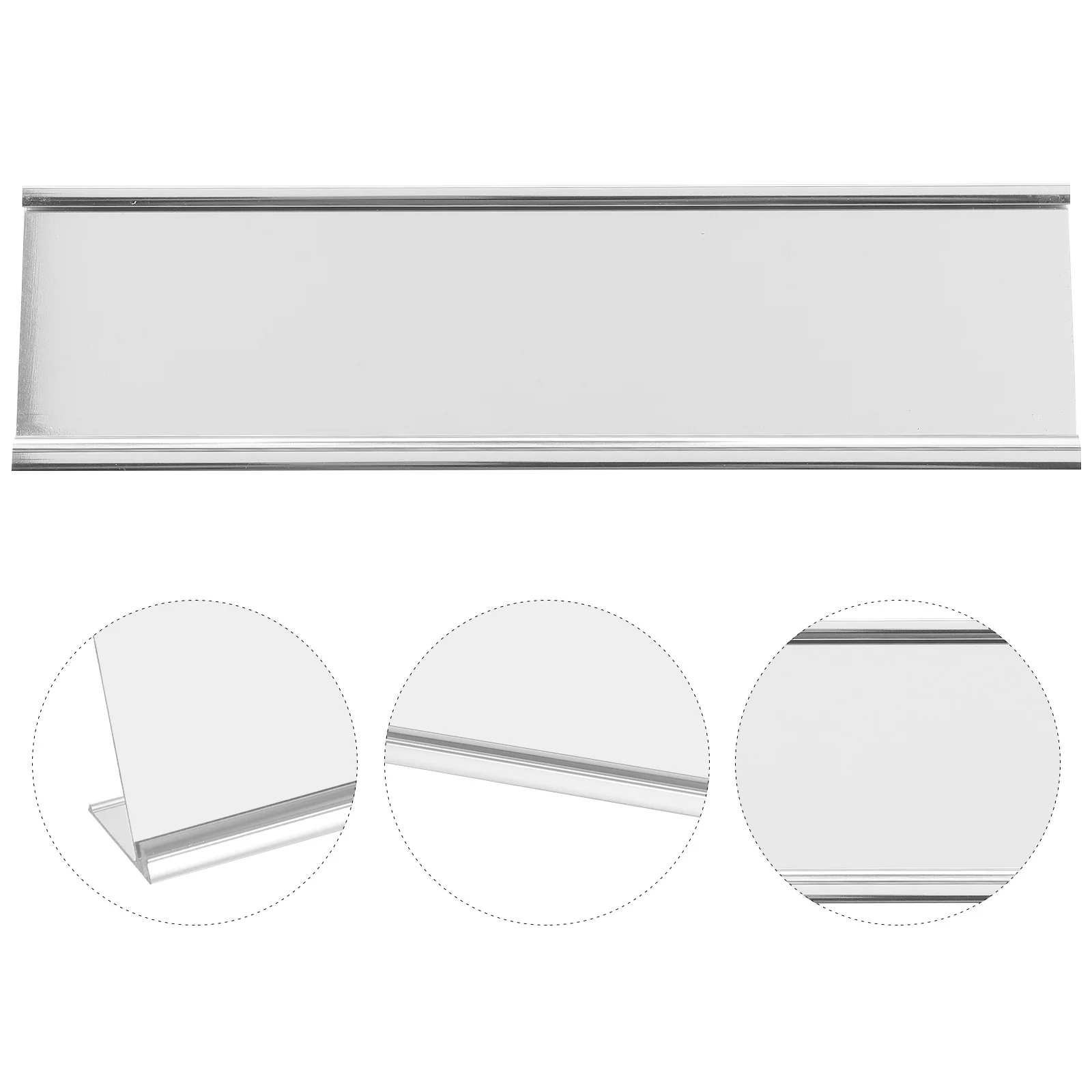 10Pcs Easy Clean L Shaped Sign Display Holder Practical Menu Card Holder Rack L Shape Display Stand Desk Card Rack
10Pcs Easy Clean L Shaped Sign Display Holder Practical Menu Card Holder Rack L Shape Display Stand Desk Card Rack