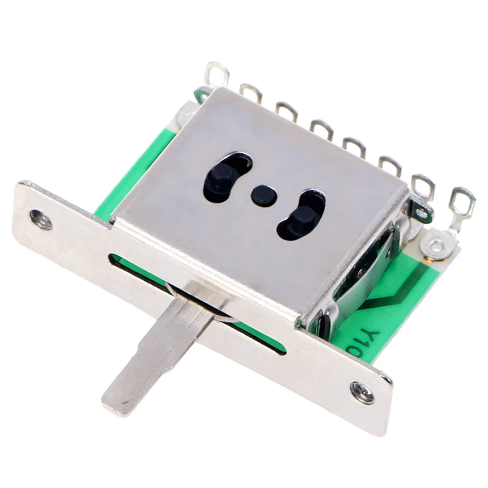 2Sets Electric Guitar Gear 5 Way Adjustable Switch Positioner Portable Easy Install Guitar Selector Pickup Accessory
2Sets Electric Guitar Gear 5 Way Adjustable Switch Positioner Portable Easy Install Guitar Selector Pickup Accessory