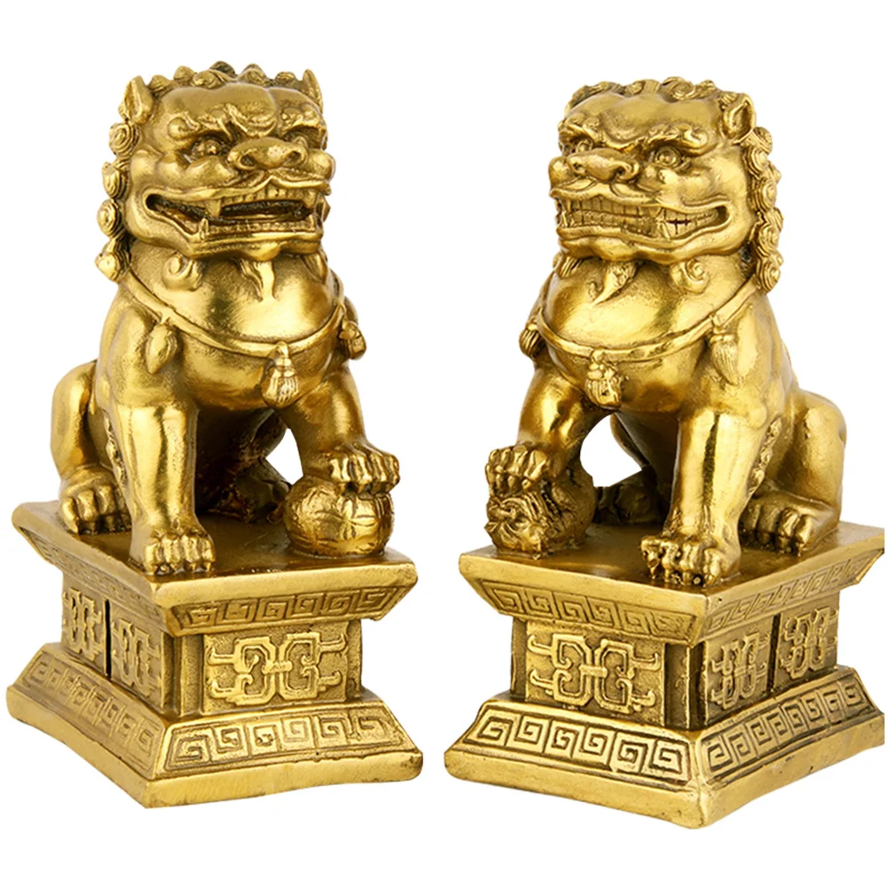 2Pcs Small Lion Statue Resin Craft Home Office Decor Desktop Adornment Unique Design Strong Hardness Not Easy to Break
2Pcs Small Lion Statue Resin Craft Home Office Decor Desktop Adornment Unique Design Strong Hardness Not Easy to Break