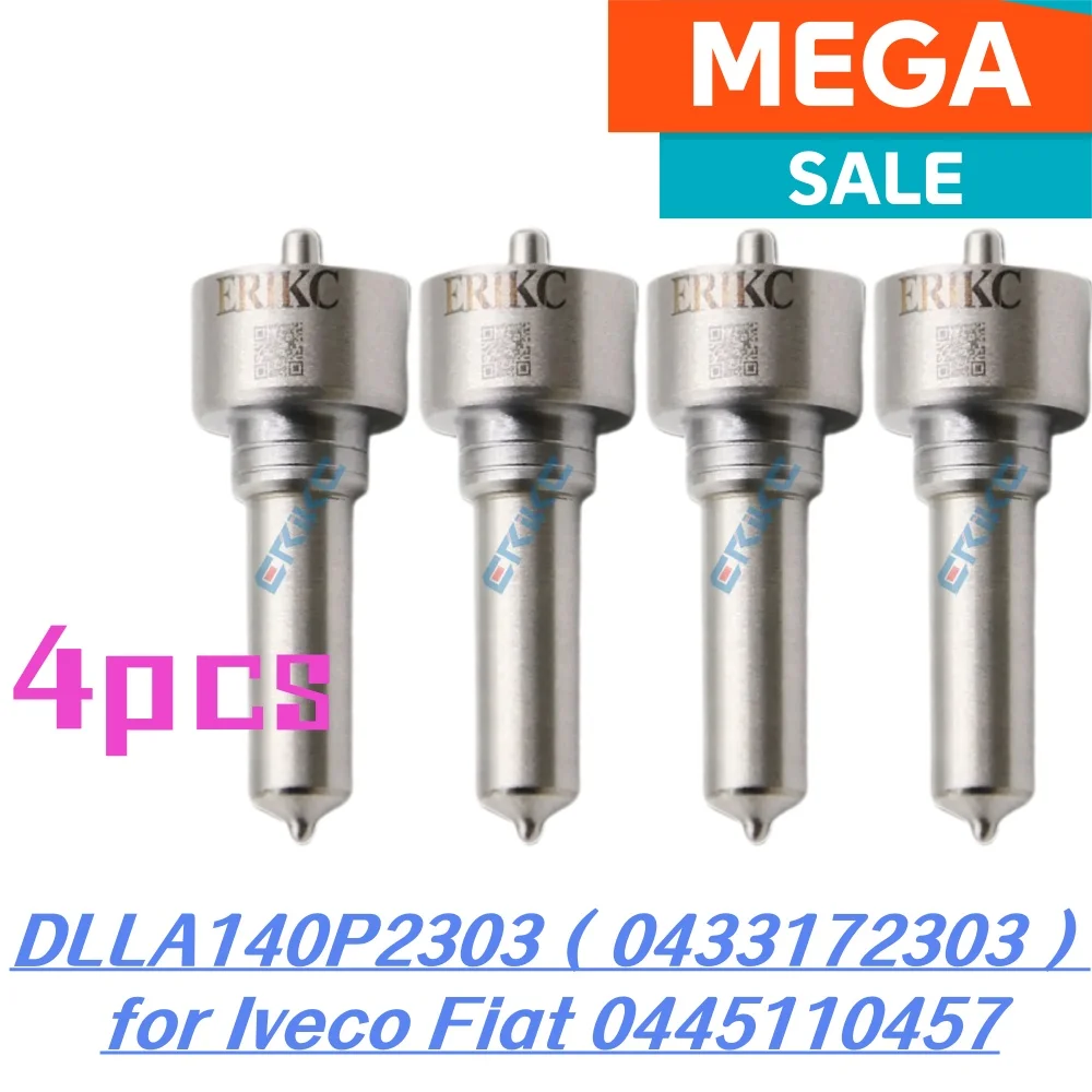 4 шт. DLLA140P2303 0433172303 Форсунка дизельного топлива Common Rail DLLA 140 P 2303 Распылитель для Iveco Fiat 0445110457
4 шт. DLLA140P2303 0433172303 Форсунка дизельного топлива Common Rail DLLA 140 P 2303 Распылитель для Iveco Fiat 0445110457