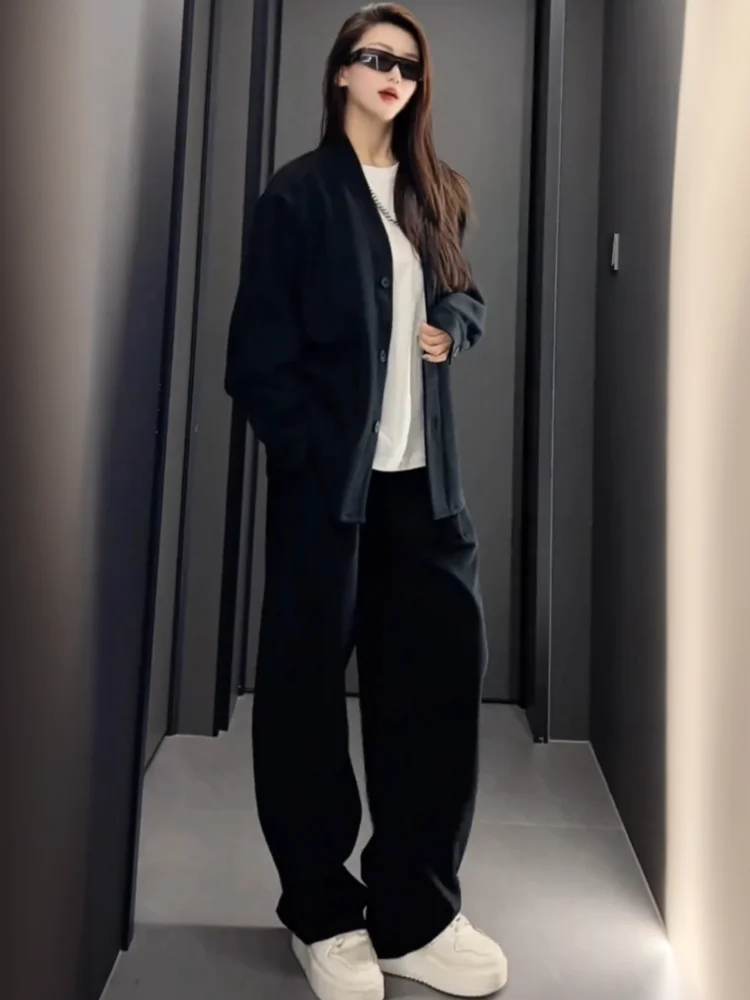 Lazy Sle Pure Color Men's Two-Piece Suit Autumn Casual Open Cardigan Long Pants Loose Fit Comfortable Breathable Faionable
Lazy Sle Pure Color Men's Two-Piece Suit Autumn Casual Open Cardigan Long Pants Loose Fit Comfortable Breathable Faionable