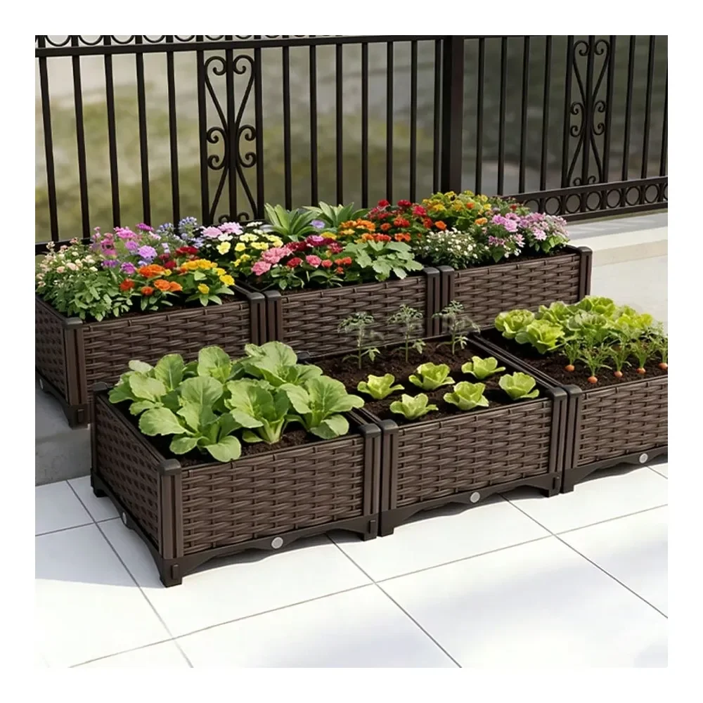 Planter , Traditional Black Woven Plastic Container, Perfect For Outdoor Gardening Great For Growing Flowers, Vegetables, And H
Planter , Traditional Black Woven Plastic Container, Perfect For Outdoor Gardening Great For Growing Flowers, Vegetables, And H
