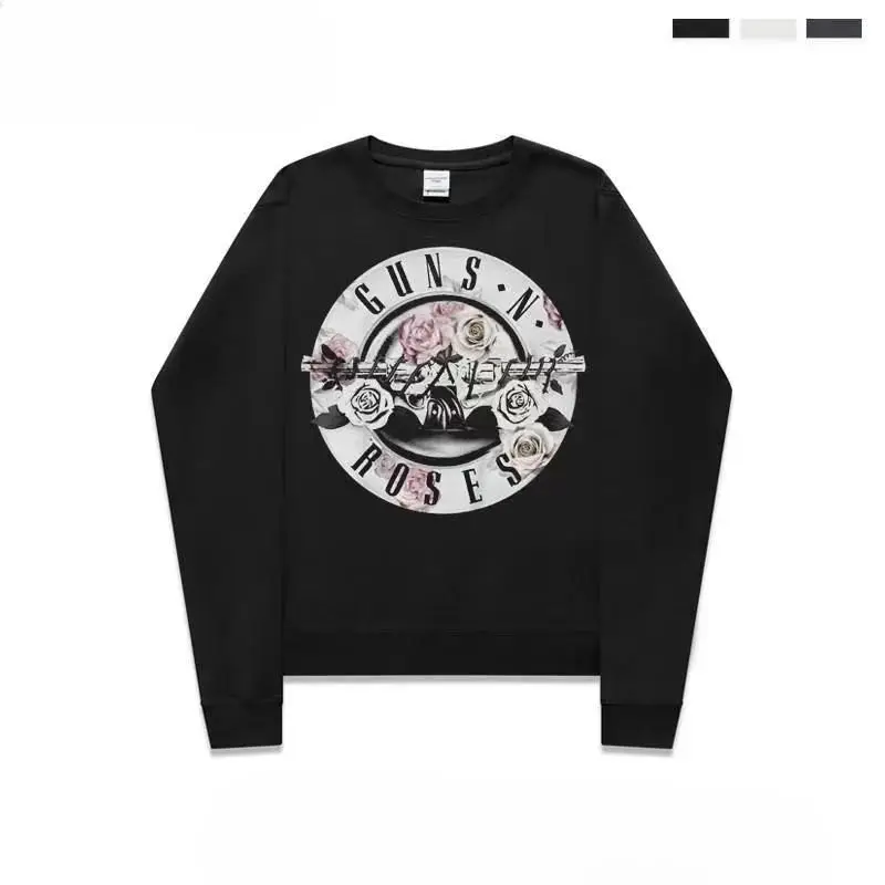Rock and Roll Loose Casual Trendy Brand Round Neck Sweatshirt Women Graphic Printed Long Sleeved Base Top Gunsnrose Unisex
Rock and Roll Loose Casual Trendy Brand Round Neck Sweatshirt Women Graphic Printed Long Sleeved Base Top Gunsnrose Unisex