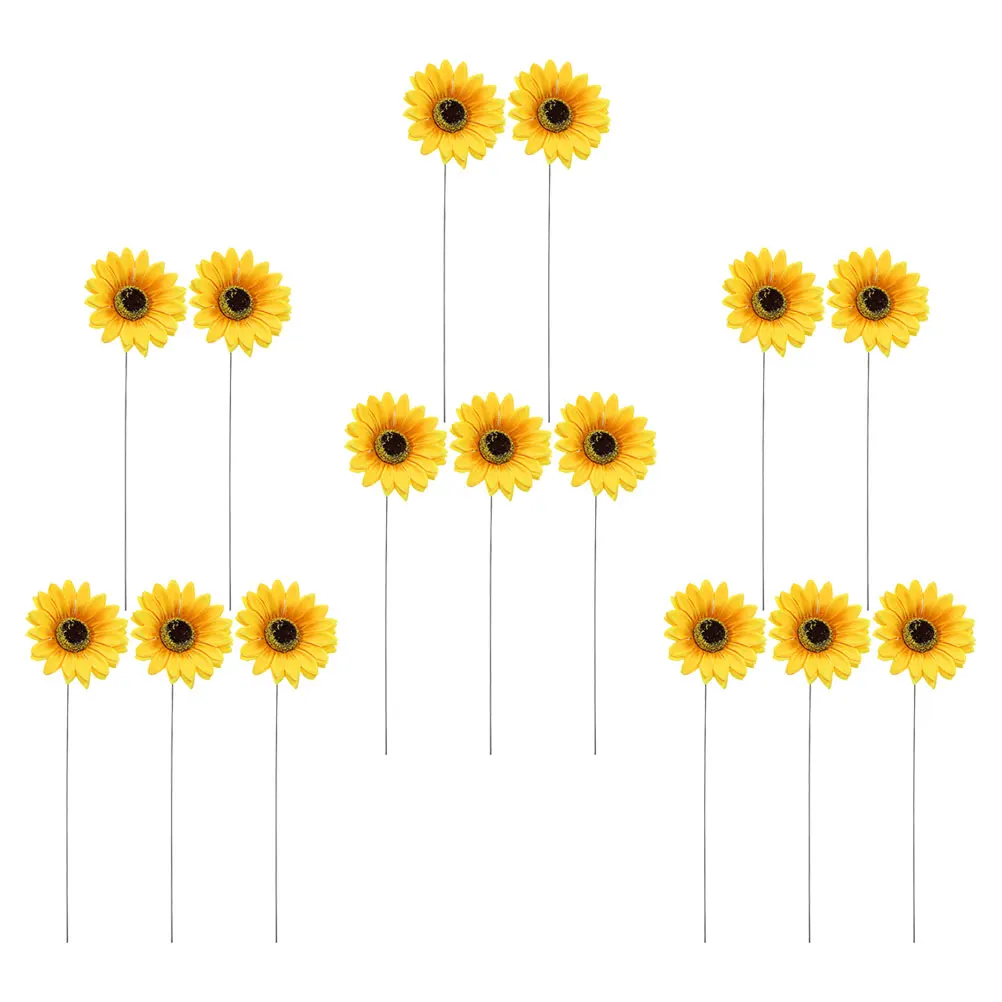15pcs Garden Stakes Decorative Sunflower Lawn Decorations Flower Inserts Outdoor Courtyard Stable Yard Stakes for Garden
15pcs Garden Stakes Decorative Sunflower Lawn Decorations Flower Inserts Outdoor Courtyard Stable Yard Stakes for Garden
