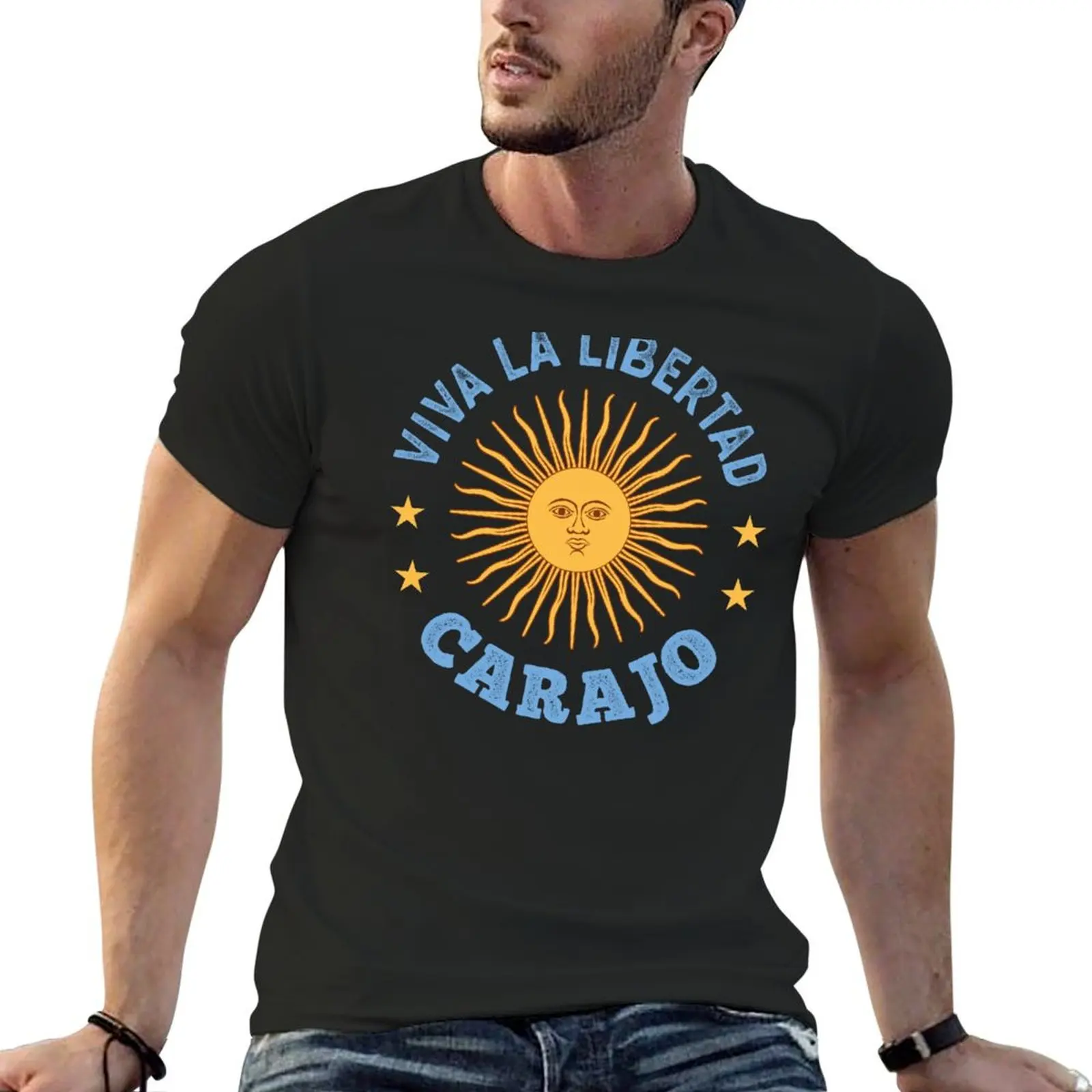 VIVA LA LIBERTAD CARAJO T-Shirt customs design your own hippie clothes tops men clothes
VIVA LA LIBERTAD CARAJO T-Shirt customs design your own hippie clothes tops men clothes