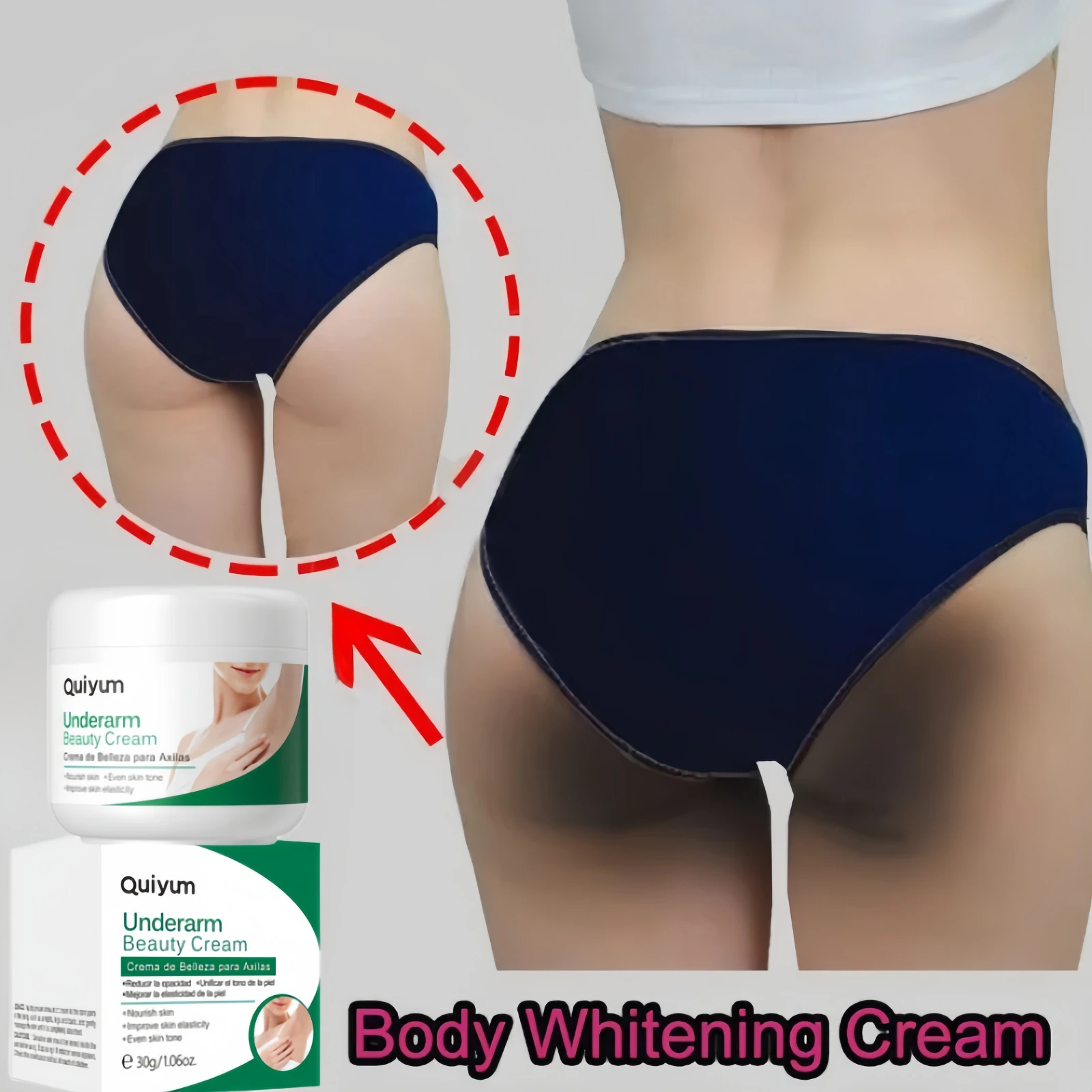 Whitening Cream Private Parts Brighten Bleaching Armpits Elbows Knees Moisturizing Brighten Body Lotion Lightening Melanin Skin
Whitening Cream Private Parts Brighten Bleaching Armpits Elbows Knees Moisturizing Brighten Body Lotion Lightening Melanin Skin