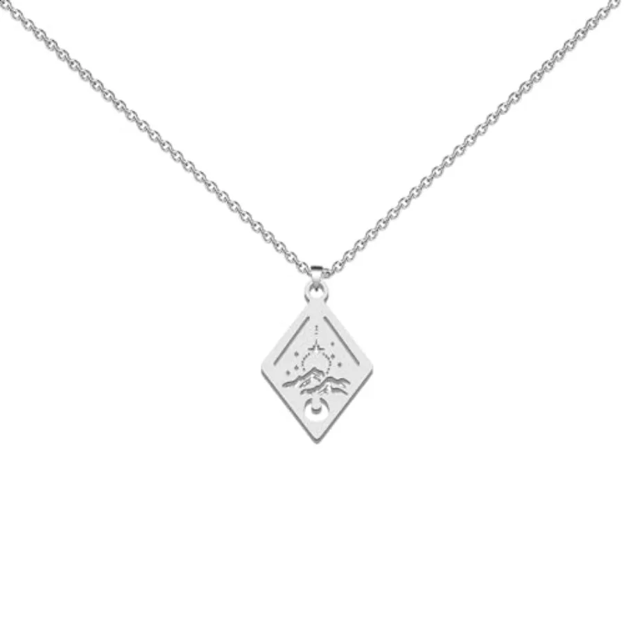 BLEOUK Night Necklace Velariis Thorns Rose Jewelry Bookish Gift Merch Jewelry For Women
BLEOUK Night Necklace Velariis Thorns Rose Jewelry Bookish Gift Merch Jewelry For Women