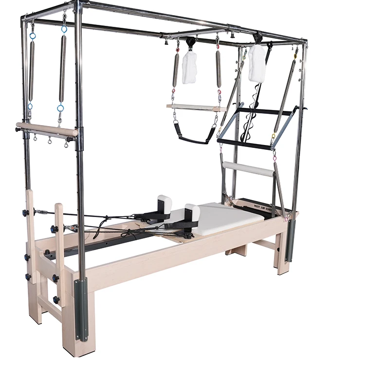 Luxury Trapeze Table Pilates Reformer Cadillac Tower Oak Wood Frame Versatile Studio Workout Strength Rehab Equipment
Luxury Trapeze Table Pilates Reformer Cadillac Tower Oak Wood Frame Versatile Studio Workout Strength Rehab Equipment