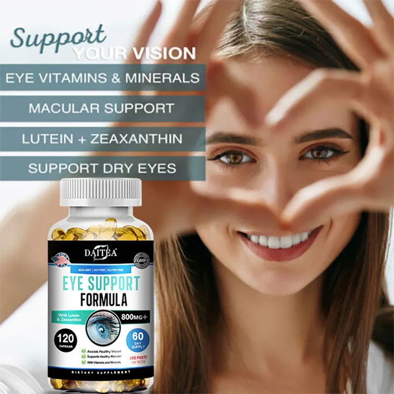 Lutein and Zeaxanthin, Eye Health Formula Supplement, Support Vision Health, Relieve Eye Strain, Non-GMO Capsules
Lutein and Zeaxanthin, Eye Health Formula Supplement, Support Vision Health, Relieve Eye Strain, Non-GMO Capsules
