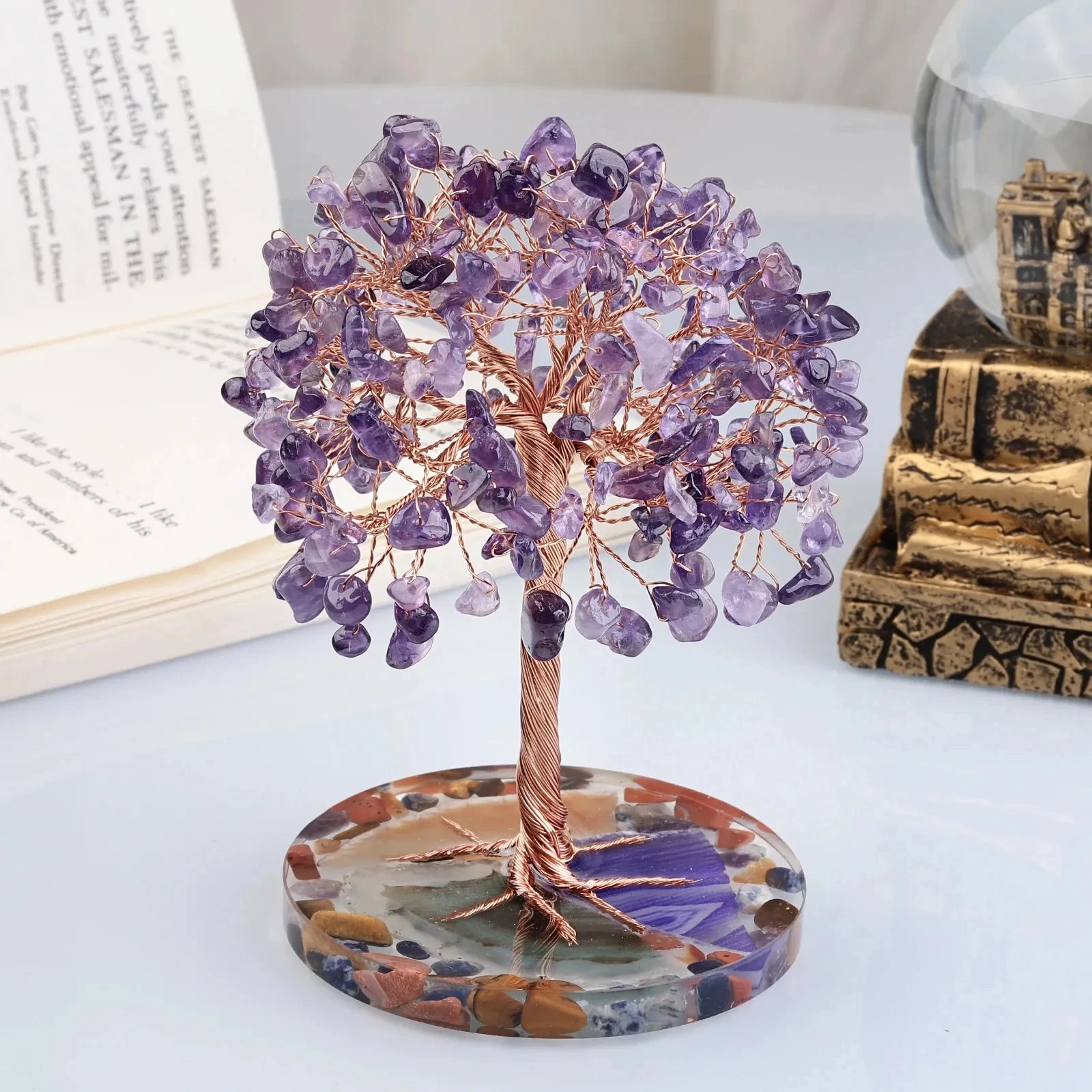 1PC Money Tree Natural Crystal Stone Amethyst Citrine Agate Quartz Reiki Lucky Fengshui Home Decoration Ornaments Specimen Gift
1PC Money Tree Natural Crystal Stone Amethyst Citrine Agate Quartz Reiki Lucky Fengshui Home Decoration Ornaments Specimen Gift