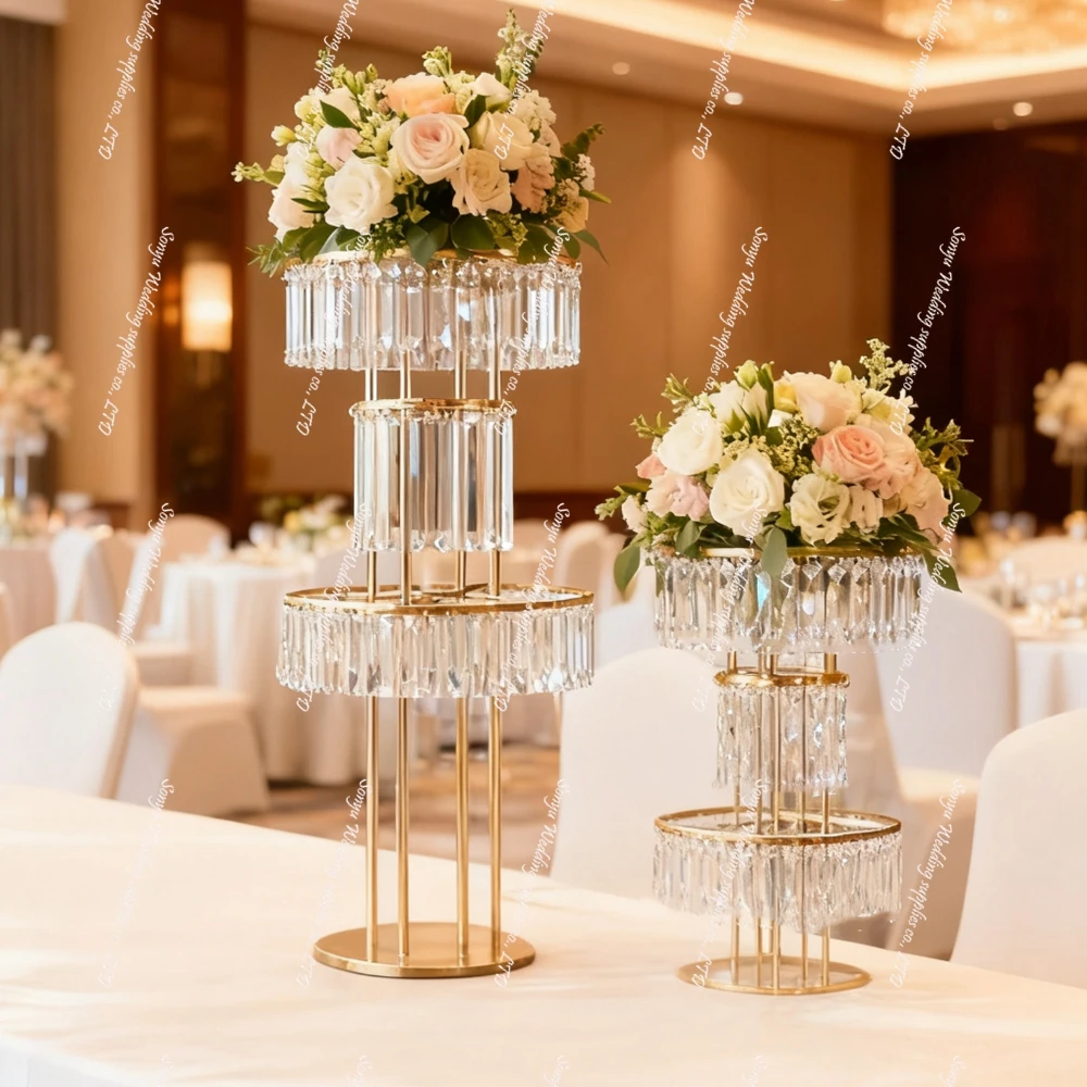 60-100cm 10pcs sliver/ Golden Royal Crystal Beaded Centerpiece Riser Iron Tall Candle Floral Plate Holder wedding event party
60-100cm 10pcs sliver/ Golden Royal Crystal Beaded Centerpiece Riser Iron Tall Candle Floral Plate Holder wedding event party