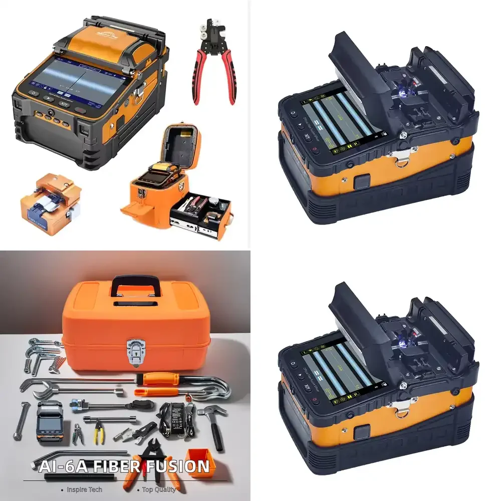 Fiber Optic Fusion Splicer Machine for Core Alignment Pigtail Splicing Machine Fiber
Fiber Optic Fusion Splicer Machine for Core Alignment Pigtail Splicing Machine Fiber