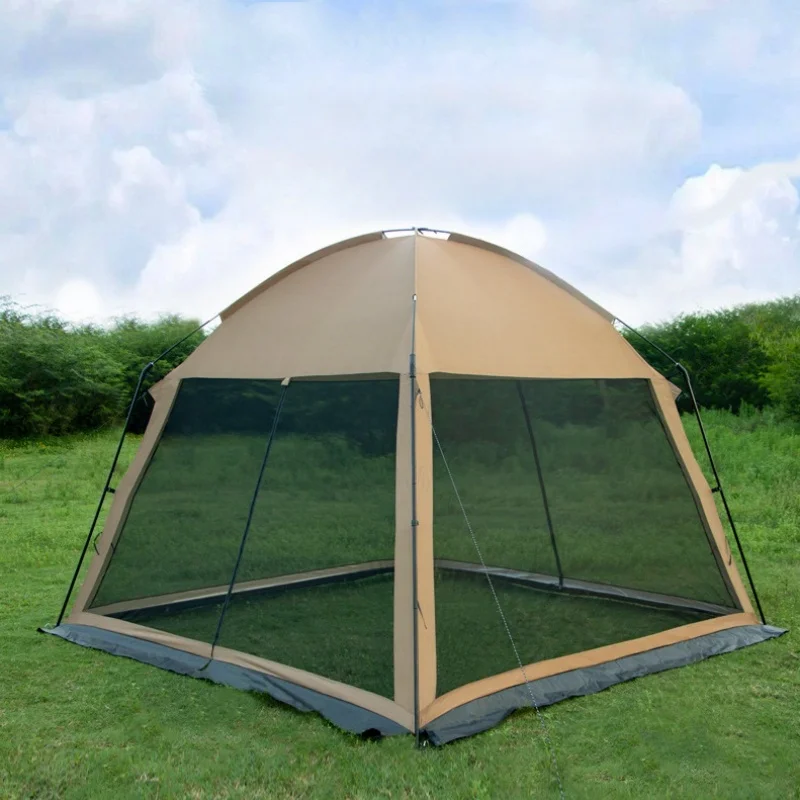 330*330*240cm Anti-mosquito Mesh Tent Sunshade Waterproof Tent Camping Tent For 6-8 Person Outdoor Party Picnic House
330*330*240cm Anti-mosquito Mesh Tent Sunshade Waterproof Tent Camping Tent For 6-8 Person Outdoor Party Picnic House