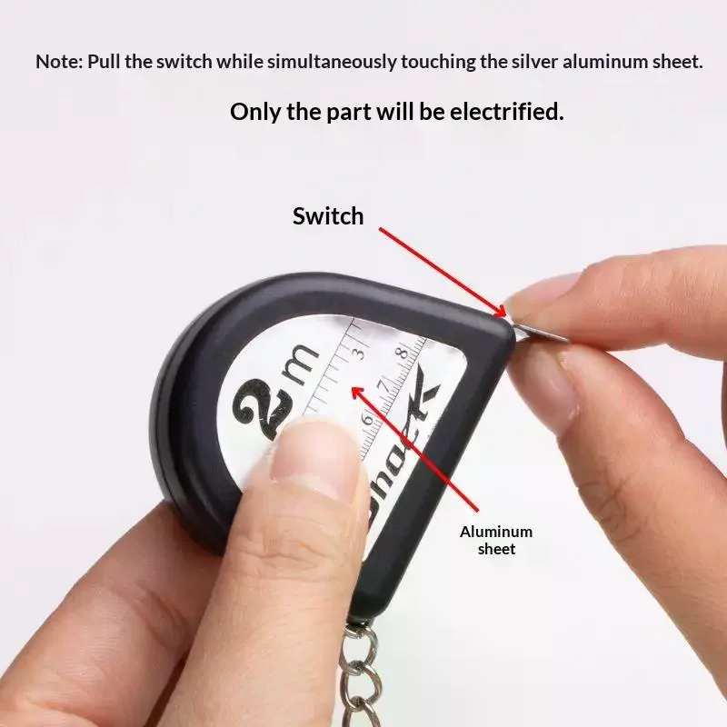 New Electric Shock Tape Measure Prank Toy - Funny Joke Gadget without Measuring Function, April Fools Gift
New Electric Shock Tape Measure Prank Toy - Funny Joke Gadget without Measuring Function, April Fools Gift
