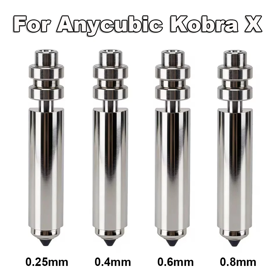 Bimetal Nozzle For Anycubic Kobra X Hotend 3D Printer Parts Bimetallic Nozzles Kobra X 300°C High Temperature Print Head Nozzle
Bimetal Nozzle For Anycubic Kobra X Hotend 3D Printer Parts Bimetallic Nozzles Kobra X 300°C High Temperature Print Head Nozzle