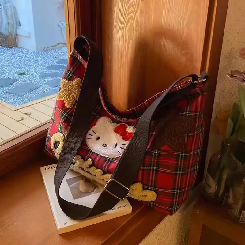 Sanrio Hello Kitty Shoulder Bag for Women Kawaii Large Capacity Tote Luxury Designer Crossbody Bag
Sanrio Hello Kitty Shoulder Bag for Women Kawaii Large Capacity Tote Luxury Designer Crossbody Bag