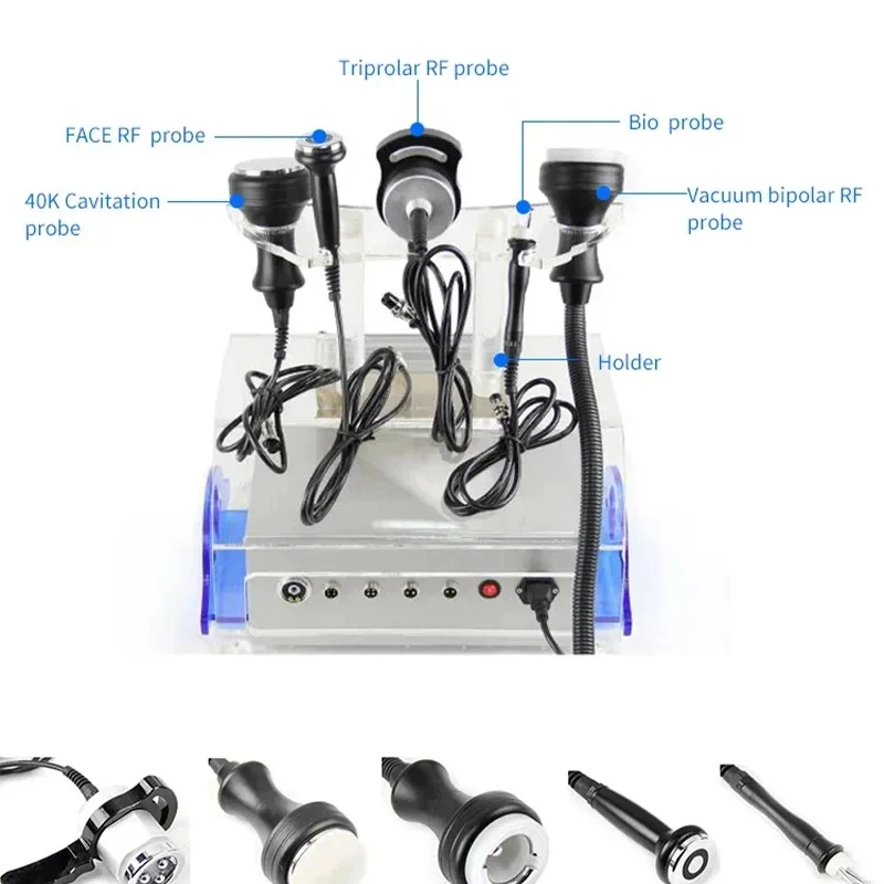 (Sea shipping) 2025 Portable Multifunction RF Slimming Machine Multipolar Cavitation Biopolar RF Fat Removal Machine
(Sea shipping) 2025 Portable Multifunction RF Slimming Machine Multipolar Cavitation Biopolar RF Fat Removal Machine