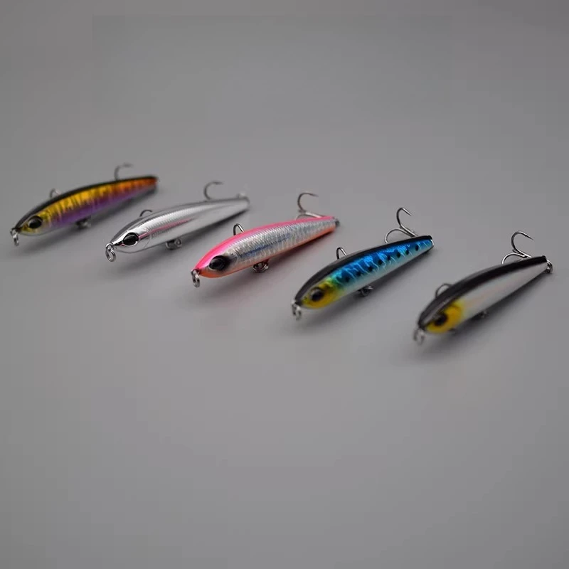 1Pcs Sinking Pencil Fishing Lure Wobblers 75mm 8.5g Mini Artificial Metal Hard Bait Jig 3D Eyes Pesca Trout Fishing Tackle
1Pcs Sinking Pencil Fishing Lure Wobblers 75mm 8.5g Mini Artificial Metal Hard Bait Jig 3D Eyes Pesca Trout Fishing Tackle