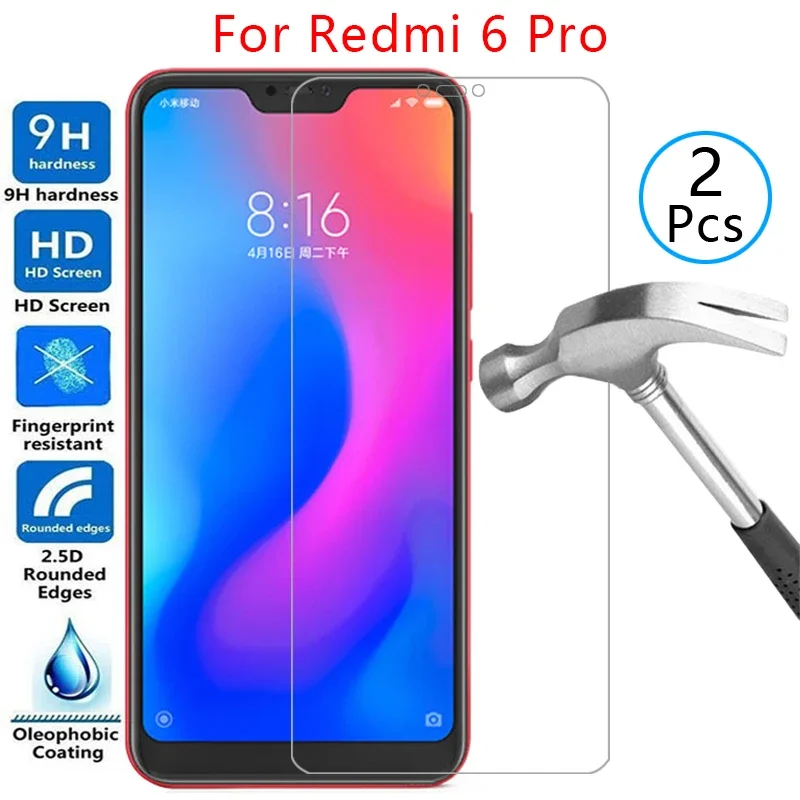 2pcs for Rr Tempered Glass Screen Protector for Xiaomi Redmi 6 Pro Case Cover on Ksiomi 6pro Redmi6pro Protec
2pcs for Rr Tempered Glass Screen Protector for Xiaomi Redmi 6 Pro Case Cover on Ksiomi 6pro Redmi6pro Protec