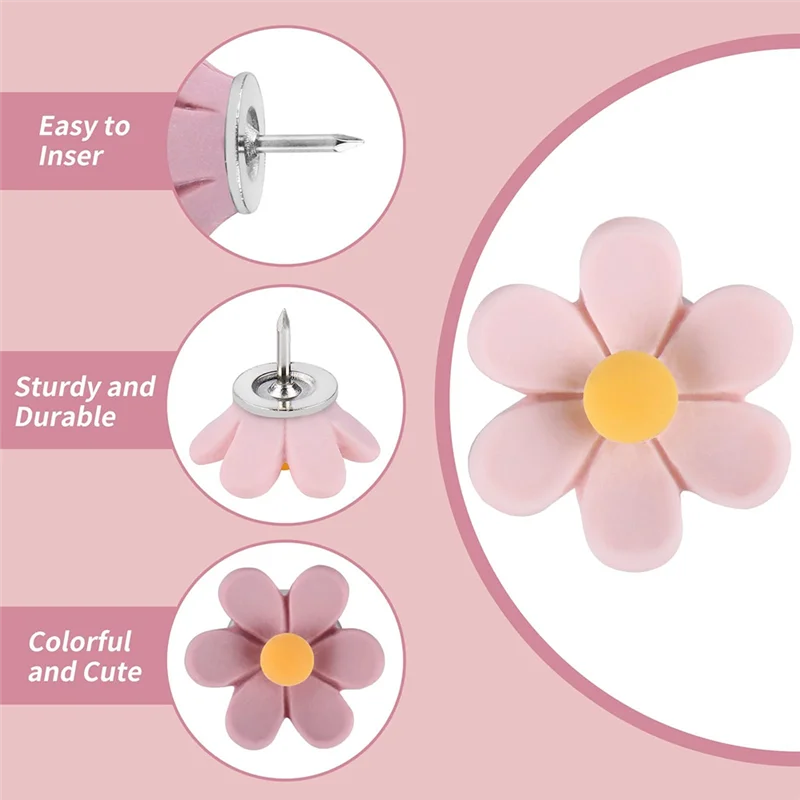 A88E-Flower Push Pin Cork Notice Board Thumb Tacks Drawing Pins Chart Pin For Office Bulletin Board
A88E-Flower Push Pin Cork Notice Board Thumb Tacks Drawing Pins Chart Pin For Office Bulletin Board