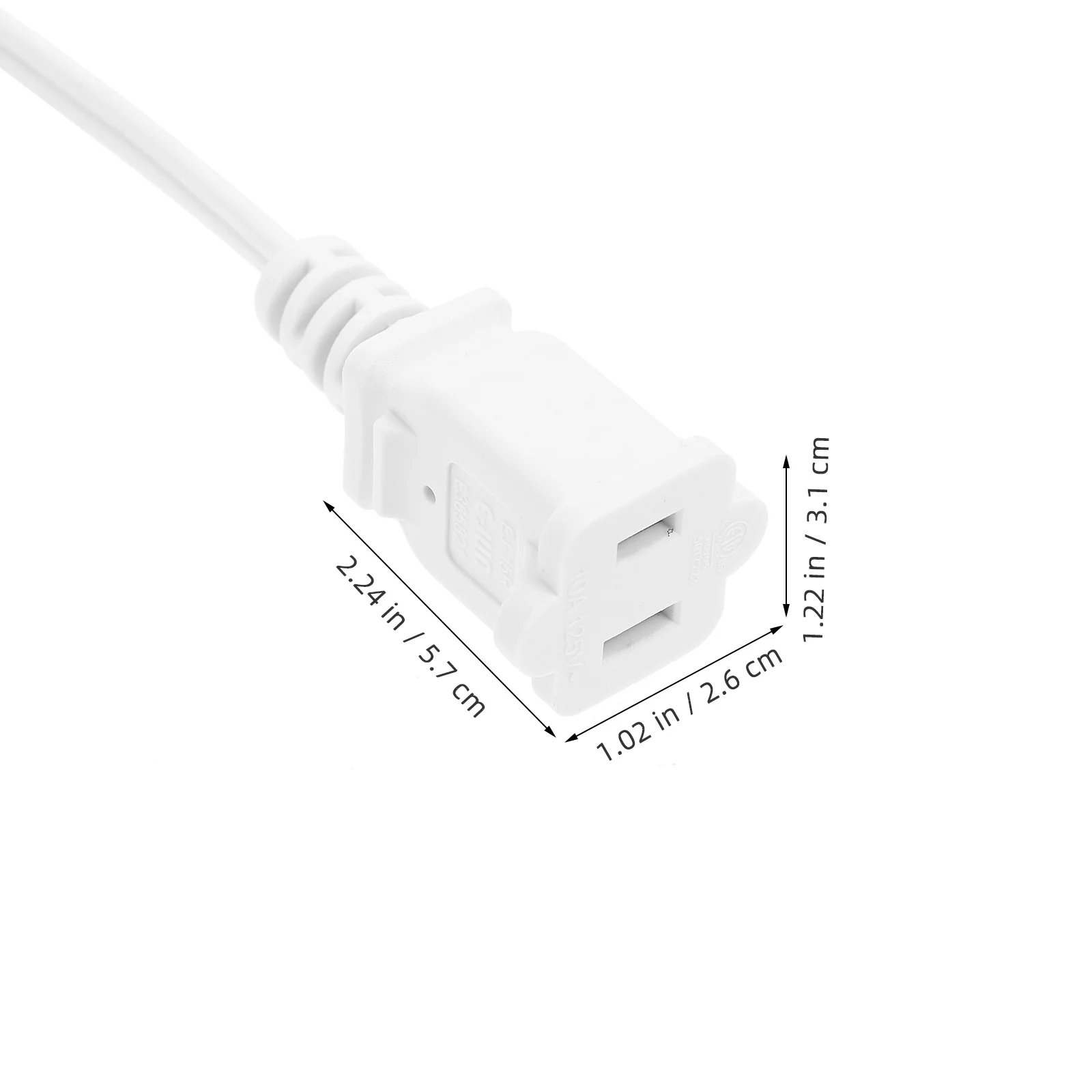 15M Extension Cord with Dual Outlets 2 Prong Plug 18Awg Heavy Duty Electrical Extension Cable for Home Office Workshop 10A 125V
15M Extension Cord with Dual Outlets 2 Prong Plug 18Awg Heavy Duty Electrical Extension Cable for Home Office Workshop 10A 125V