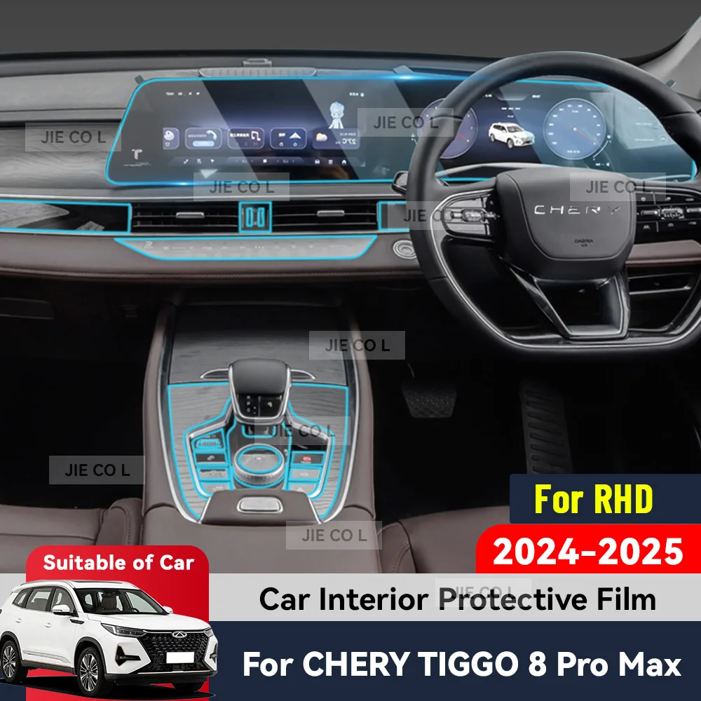 Auto Central Control TPU Navigation Anti Scratch interior Protection Film GPS Navigation For CHERY TIGGO 8 PRO MAX 2024 2025 RHD
Auto Central Control TPU Navigation Anti Scratch interior Protection Film GPS Navigation For CHERY TIGGO 8 PRO MAX 2024 2025 RHD