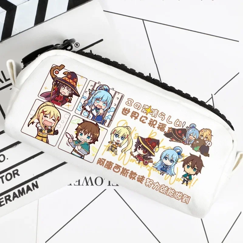 Большая молния, Черно-Белый,KonoSuba: Божье благословение в этом чудесном мире! Сумка-пенал в стиле аниме, детский пенал, школьные принадлежности
Большая молния, Черно-Белый,KonoSuba: Божье благословение в этом чудесном мире! Сумка-пенал в стиле аниме, детский пенал, школьные принадлежности