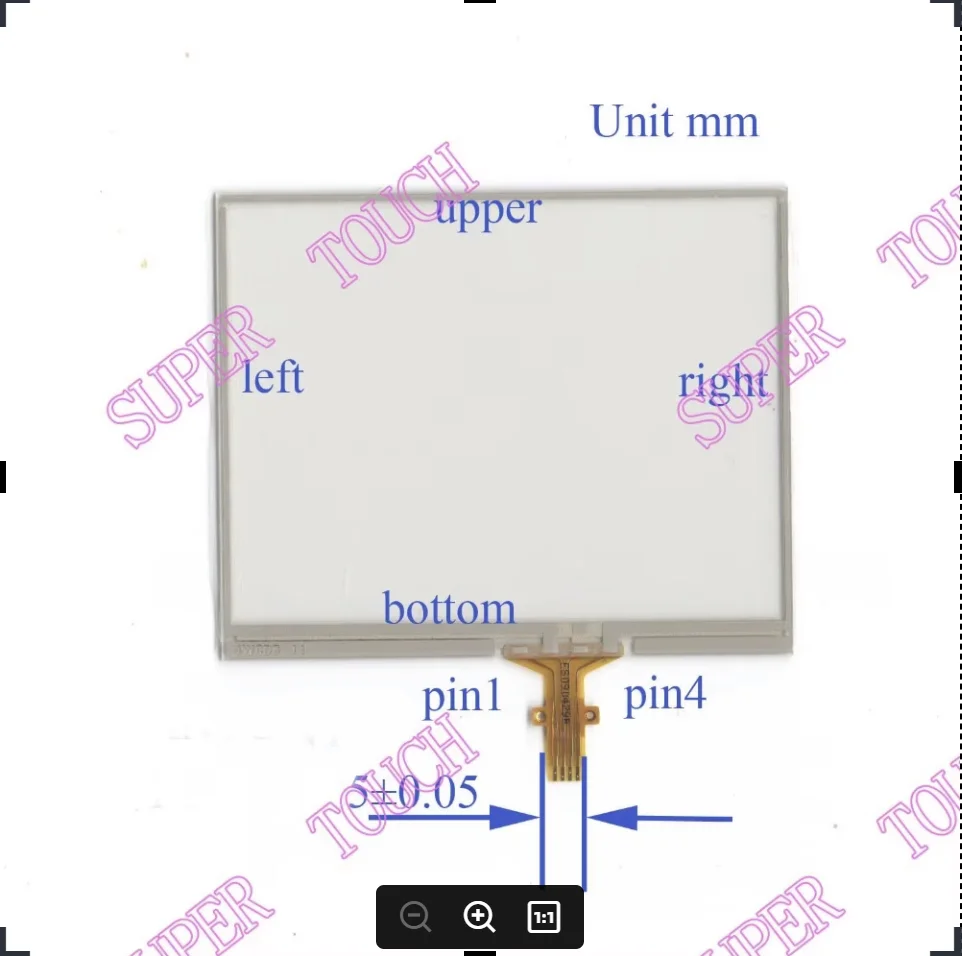 ZhiYuSun 4WCDB11 NEW 4 Four Wire Resistive Touch Screen Car dvd Free shipping 76mm*62mm made in Taiwan 4WCDB11 76*62
ZhiYuSun 4WCDB11 NEW 4 Four Wire Resistive Touch Screen Car dvd Free shipping 76mm*62mm made in Taiwan 4WCDB11 76*62