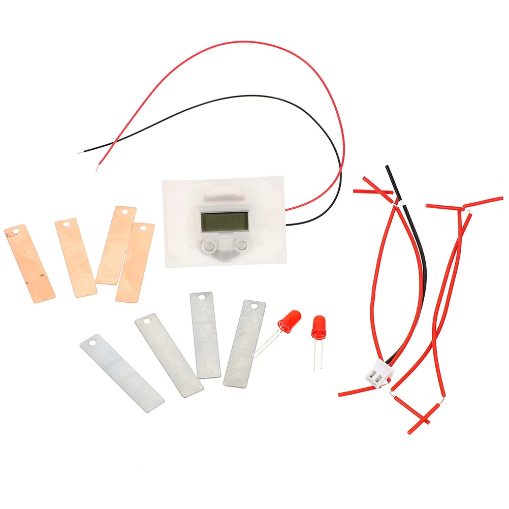 2Sets Fruit Experiment Kit Science Educational Toy Student Supply Zinc Copper Plates Power Generator Electronics
2Sets Fruit Experiment Kit Science Educational Toy Student Supply Zinc Copper Plates Power Generator Electronics