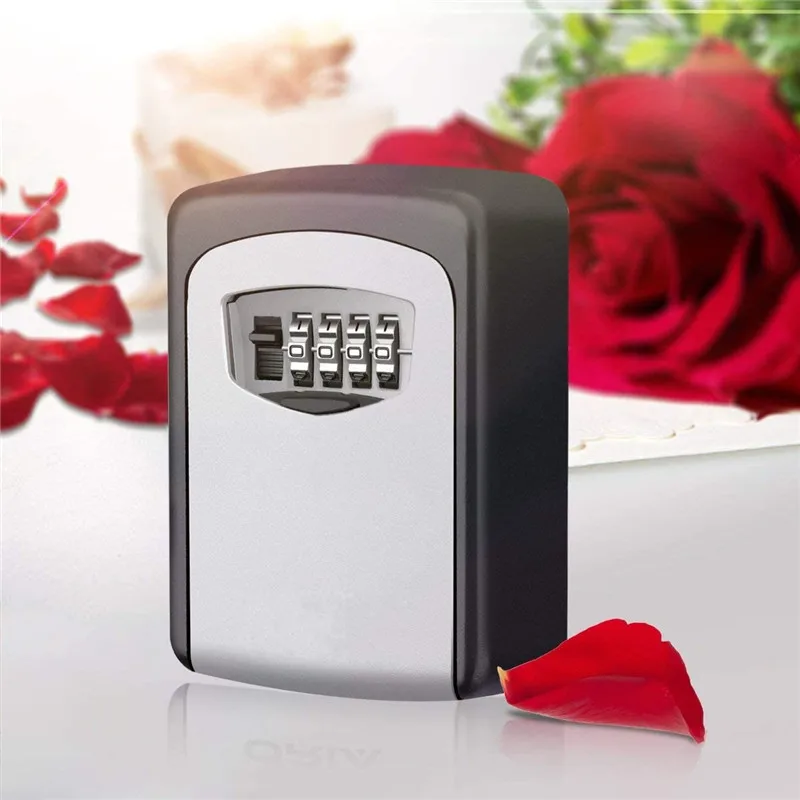 Wall-Mounted Password Key Box 4-Position Combination Key Storage Lock Box Outdoor Key Security Box Household Storage Articles
Wall-Mounted Password Key Box 4-Position Combination Key Storage Lock Box Outdoor Key Security Box Household Storage Articles