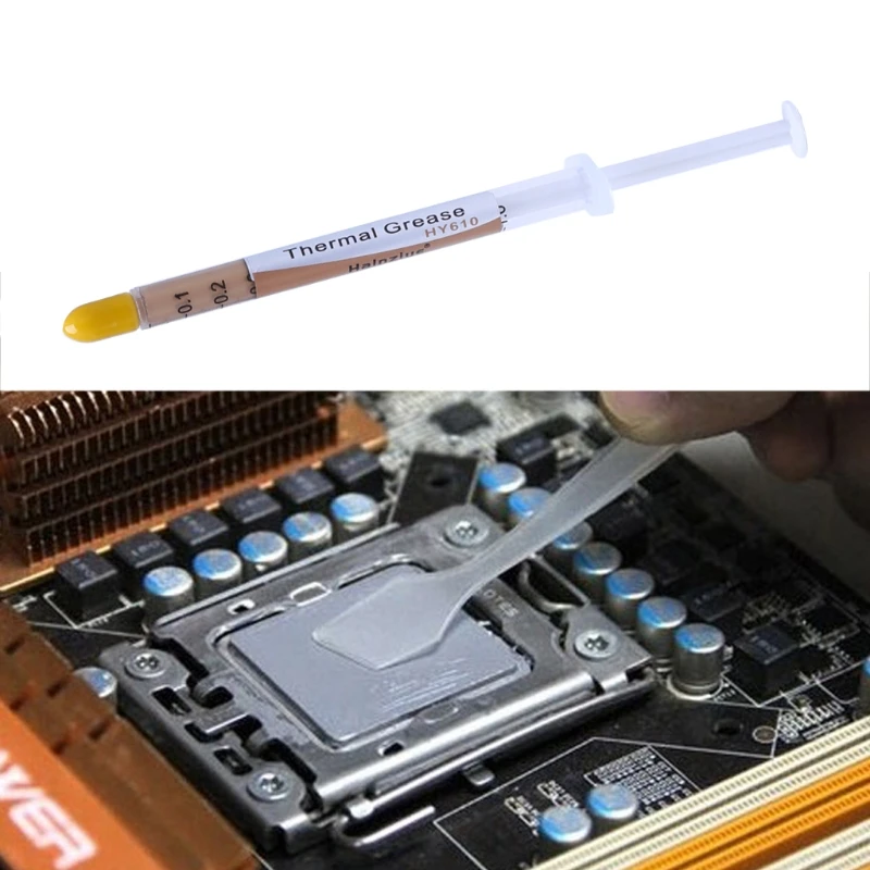HY610-TU05A Игольная трубка Золотая теплопроводящая силиконовая смазка Специальная теплопроводящая паста для процессора Силиконовая смазка
HY610-TU05A Игольная трубка Золотая теплопроводящая силиконовая смазка Специальная теплопроводящая паста для процессора Силиконовая смазка