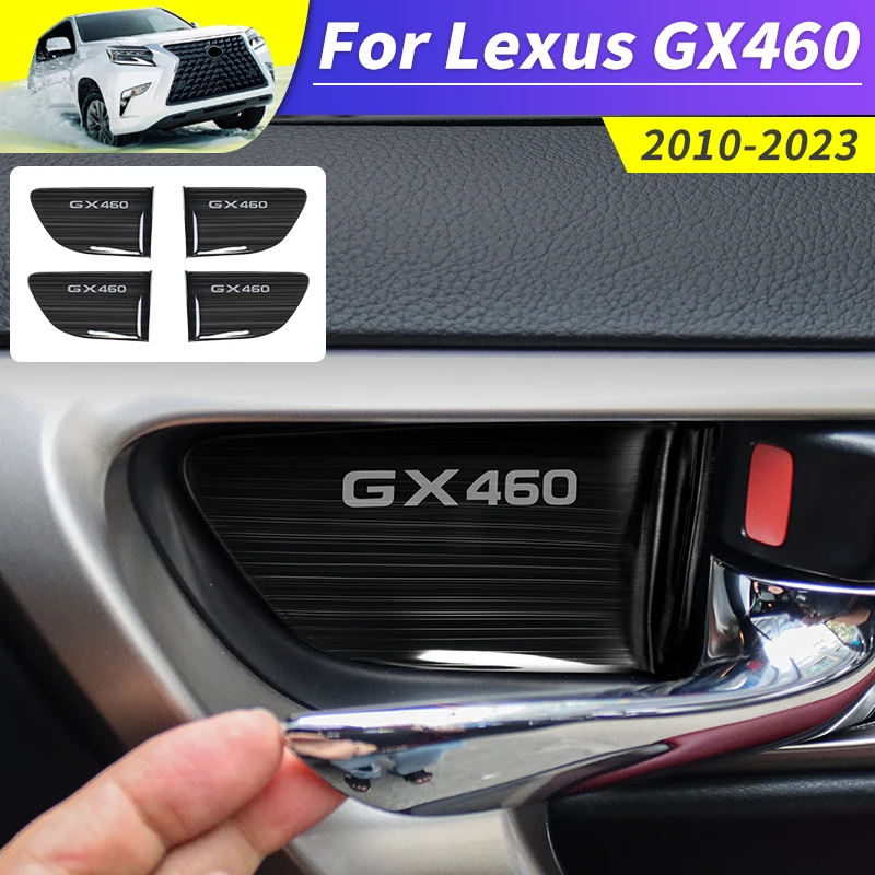 For 2010-2023 Lexus GX 460 GX460 Inner Door Bowl Cover Trim 4PCS Stainless Steel Black Silver Decorative Protection Accessories
For 2010-2023 Lexus GX 460 GX460 Inner Door Bowl Cover Trim 4PCS Stainless Steel Black Silver Decorative Protection Accessories