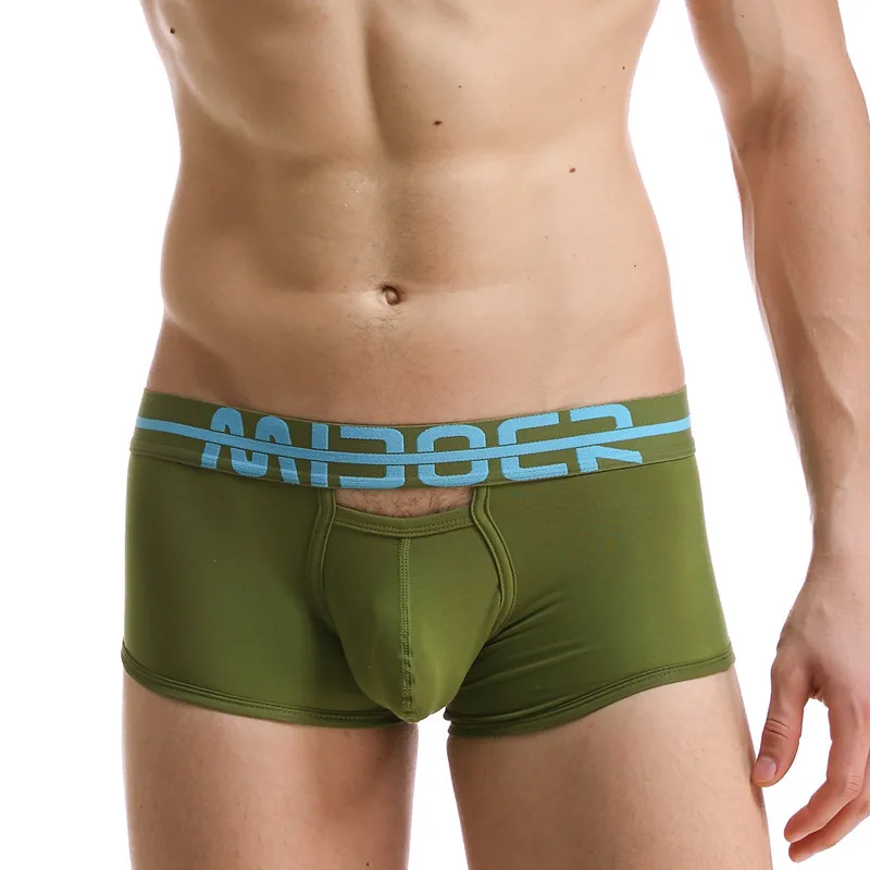 Men's underwear cotton sexy hollow underwear u convex large pouch soft and breathable men's boxer
Men's underwear cotton sexy hollow underwear u convex large pouch soft and breathable men's boxer