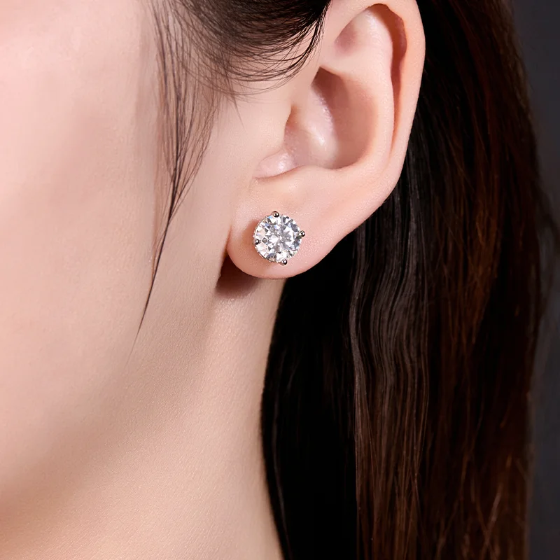 Earrings Woman 925 Sterrling Silver Earring 2CT Moissanite D VVS1 Pass GRA Certifie Diamond Jewelry Customizable Wedding Gift
Earrings Woman 925 Sterrling Silver Earring 2CT Moissanite D VVS1 Pass GRA Certifie Diamond Jewelry Customizable Wedding Gift