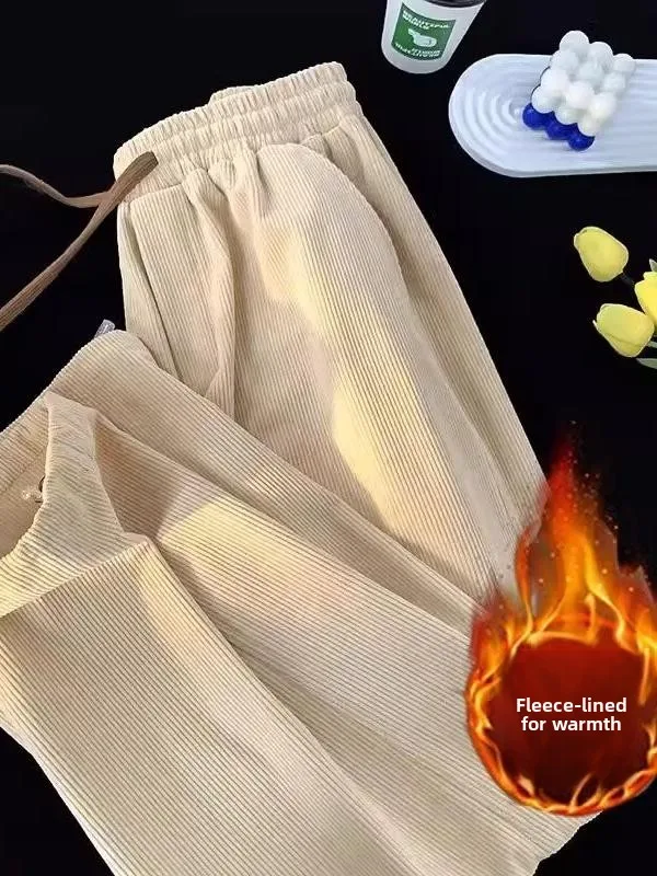 Men's Winter Loose Straight Leg Casual Pants Thiened Fce Sports Sweatpants Cuffed Autumn Winter Sle Straight Tube Trou...
Men's Winter Loose Straight Leg Casual Pants Thiened Fce Sports Sweatpants Cuffed Autumn Winter Sle Straight Tube Trou...