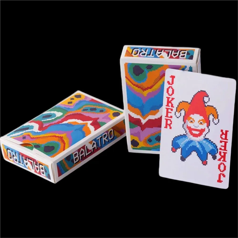 Классический набор карт Balatro Joker Poker с мультяшными персонажами, портативный, для детей, коллекционные карты для игр и хобби, набор для вечеринок, подарок
Классический набор карт Balatro Joker Poker с мультяшными персонажами, портативный, для детей, коллекционные карты для игр и хобби, набор для вечеринок, подарок