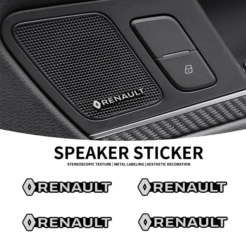 Car Styling 3D Metal alloy Speaker Audio Stickers Badge Emblem Decal For Renault koleos duster megane 2 logan clio Accessories
Car Styling 3D Metal alloy Speaker Audio Stickers Badge Emblem Decal For Renault koleos duster megane 2 logan clio Accessories