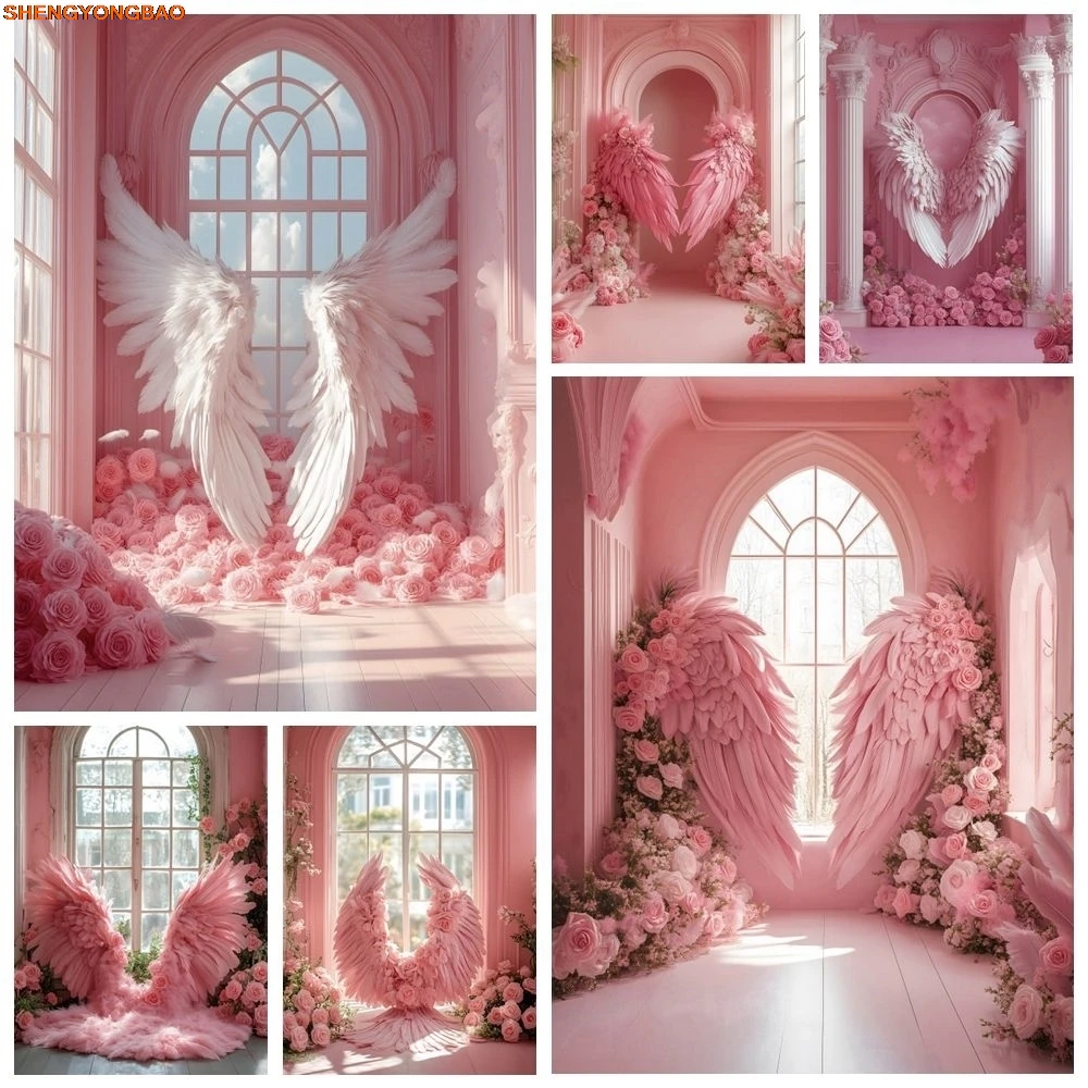 Pink Angel Wings Backdrop for Photography Flowers Window Wedding Party Bridal Portrait Child Adult Pregnant Art Photo Background
Pink Angel Wings Backdrop for Photography Flowers Window Wedding Party Bridal Portrait Child Adult Pregnant Art Photo Background