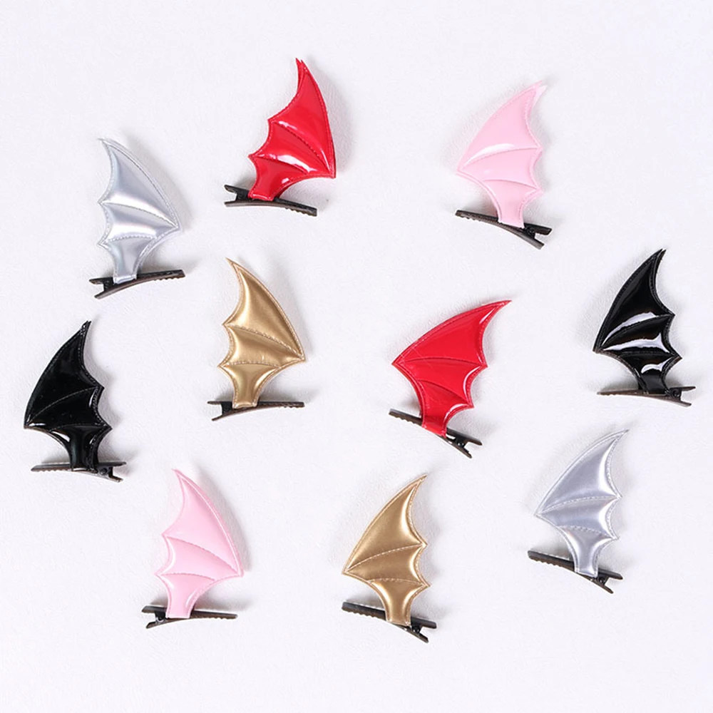 1 pair Cute Devil Wings Hairpin Side Clip Halloween Party Jewelry Accessories Punk Gothic Bat Wings Barrettes Hair Accessory Headwear
1 pair Cute Devil Wings Hairpin Side Clip Halloween Party Jewelry Accessories Punk Gothic Bat Wings Barrettes Hair Accessory Headwear