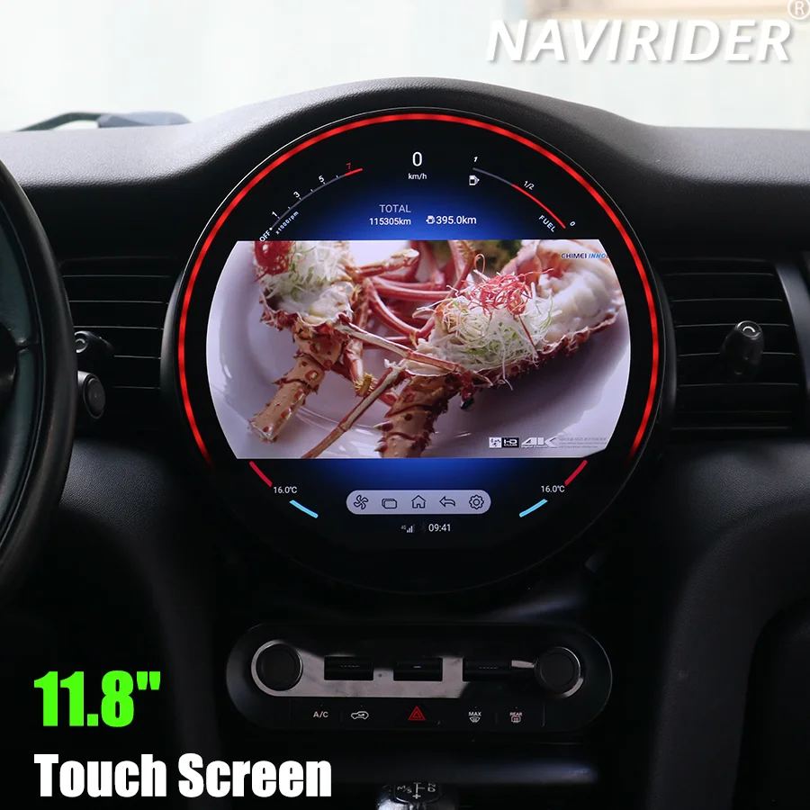 11,8-дюймовый сенсорный экран для автомагнитолы BMW MINI Cooper F54 F55 F56 F60 2015-2024, Android GPS навигация, мультимедийный плеер, стереосистема, CarPlay, 4G
11,8-дюймовый сенсорный экран для автомагнитолы BMW MINI Cooper F54 F55 F56 F60 2015-2024, Android GPS навигация, мультимедийный плеер, стереосистема, CarPlay, 4G