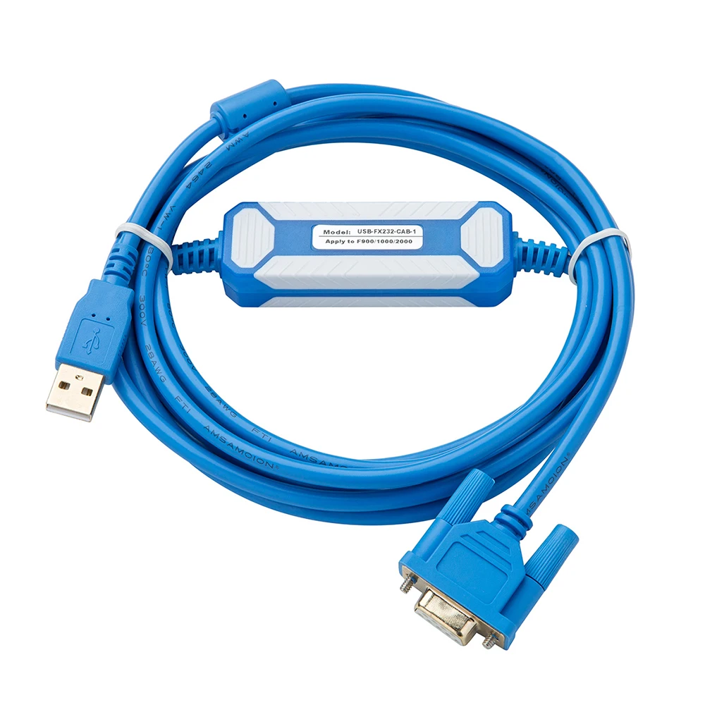 USB-FX232-CAB-1 For F940/F930/F920 HMI Touch Panel Programming Cable Download Line
USB-FX232-CAB-1 For F940/F930/F920 HMI Touch Panel Programming Cable Download Line