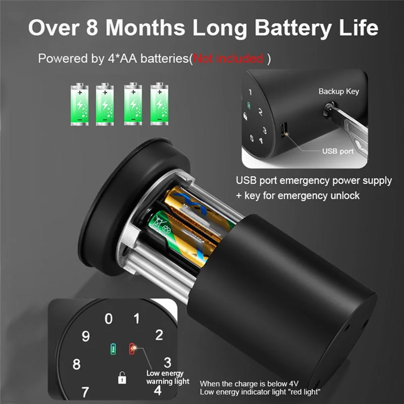 PHILE-Tuya Bluetooth Enabled Smart Lock Fingerprint Password For Bedroom,Homestay Apartment
PHILE-Tuya Bluetooth Enabled Smart Lock Fingerprint Password For Bedroom,Homestay Apartment