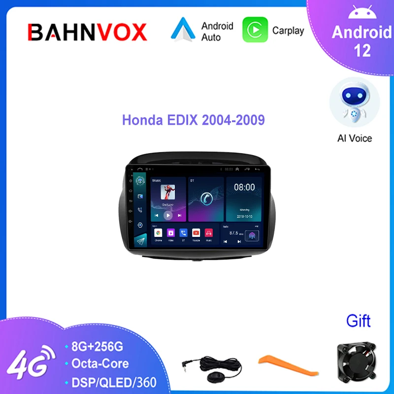 Автомобильный радиоприемник QLED Android 12.0 10,1 дюйма для Honda EDIX 2004 2009, АВТО Стерео Мультимедийный плеер, GPS-навигация, экран Carplay, головное устройство
Автомобильный радиоприемник QLED Android 12.0 10,1 дюйма для Honda EDIX 2004 2009, АВТО Стерео Мультимедийный плеер, GPS-навигация, экран Carplay, головное устройство