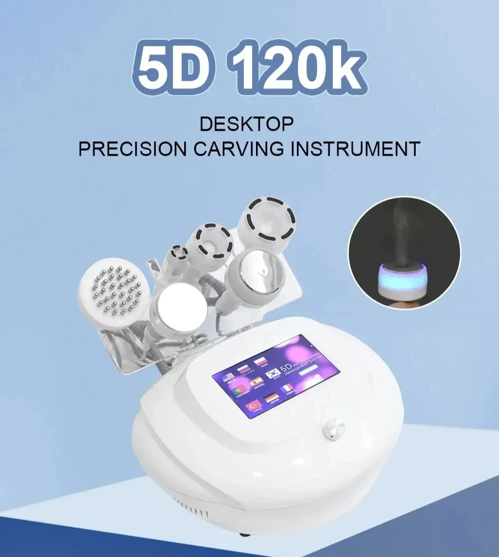 Новинка 120K 6 в 1 Ультразвуковая кавитационная 5D-машина, антибликовый массаж тела для похудения
Новинка 120K 6 в 1 Ультразвуковая кавитационная 5D-машина, антибликовый массаж тела для похудения