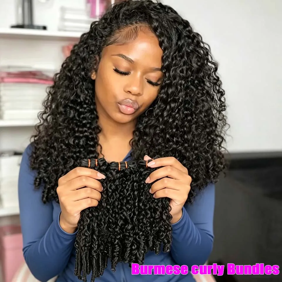Burmese Curly Human Hair Bundles Hot 20 22 24 Inches 3Pcs Water Wave Burmese Curly Bundles Human Hair Weave with Spiral End 3c 4a Quick Weave Hair for Women Natural Black
Burmese Curly Human Hair Bundles Hot 20 22 24 Inches 3Pcs Water Wave Burmese Curly Bundles Human Hair Weave with Spiral End 3c 4a Quick Weave Hair for Women Natural Black
