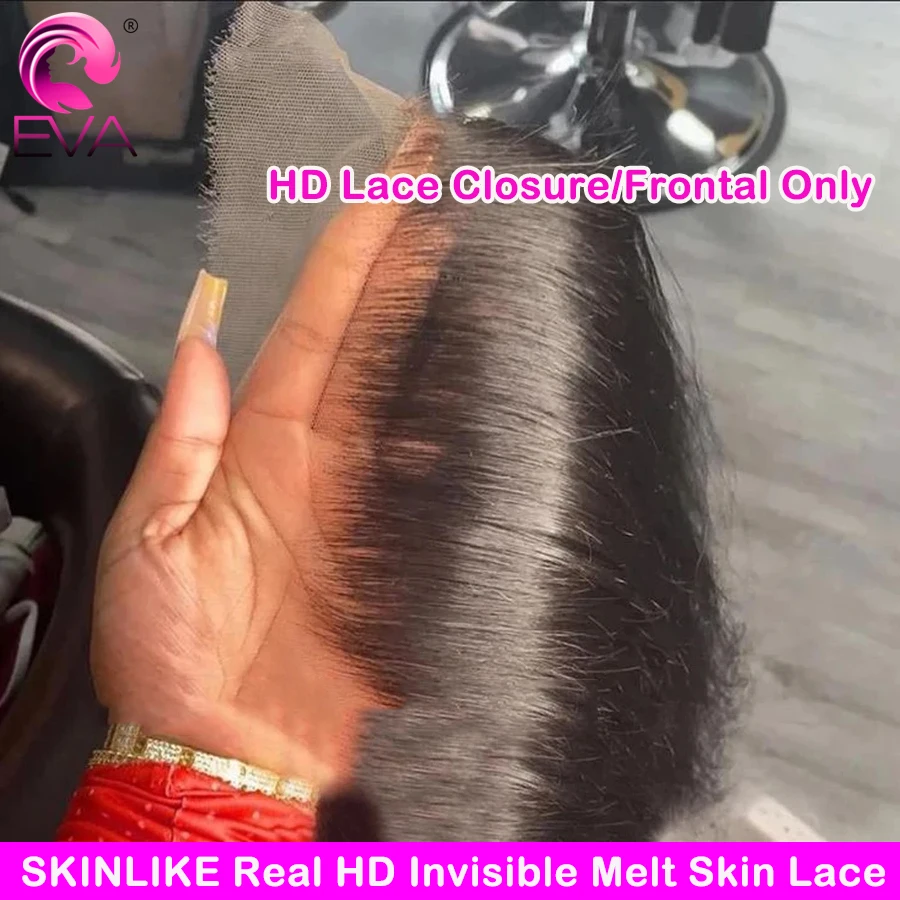 Eva 9x6 7x7 6x6 5x5 Straight HD Lace Closures Pre Plucked Human Hair 13x4 13x6 HD Frontal Closure 100% Remy Human Hair For Women
Eva 9x6 7x7 6x6 5x5 Straight HD Lace Closures Pre Plucked Human Hair 13x4 13x6 HD Frontal Closure 100% Remy Human Hair For Women