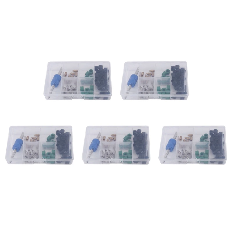275Pcs A/C Air Conditioning Valve Core R12 R134A Refrigeration Valve Core R12 / R134A AC Master Valve Core Repair Kit
275Pcs A/C Air Conditioning Valve Core R12 R134A Refrigeration Valve Core R12 / R134A AC Master Valve Core Repair Kit