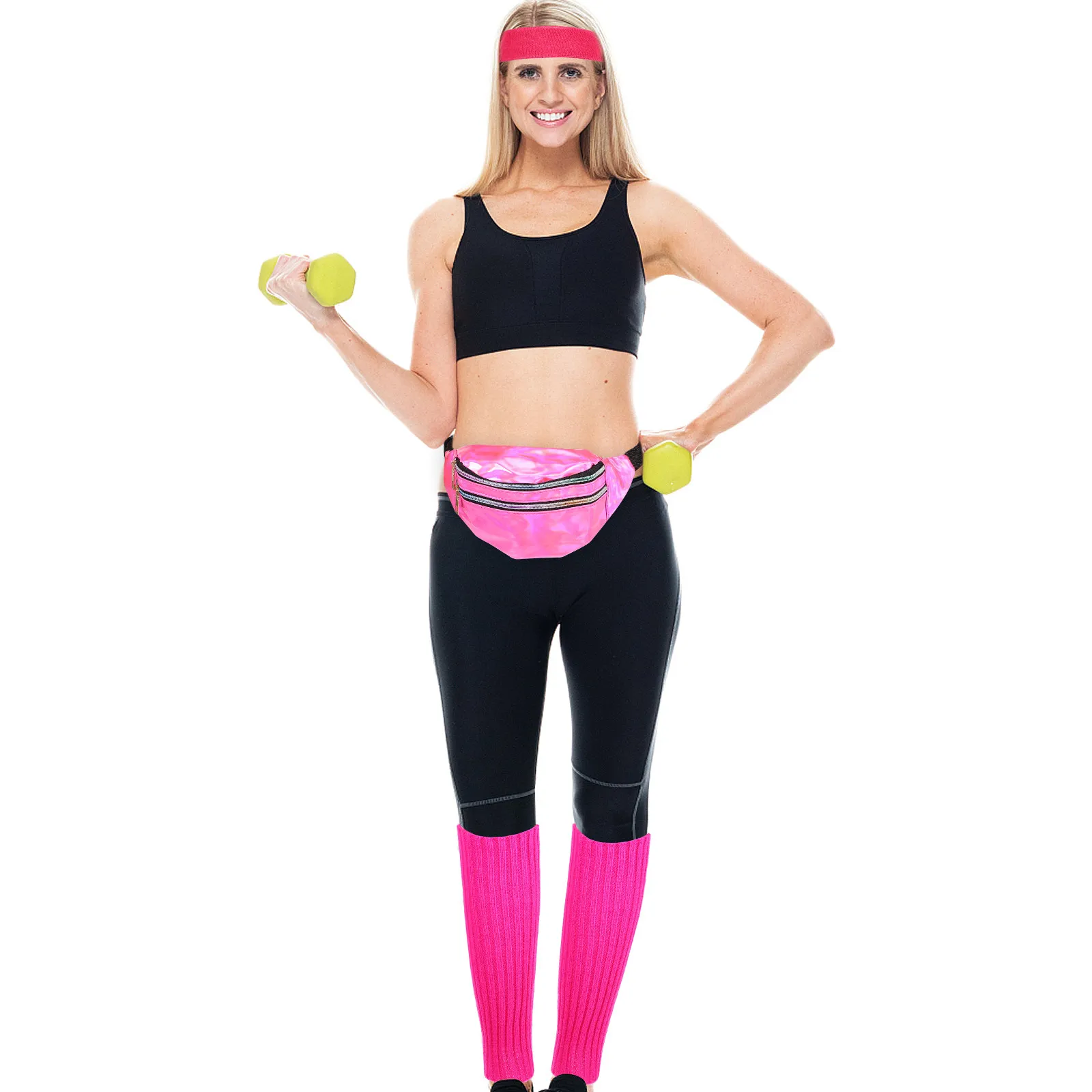 1Set Women 80S Style Accessories Set Neon Fanny Pack Headband Sweat Band Wristband Leg Warmers Party Outfit Eye
1Set Women 80S Style Accessories Set Neon Fanny Pack Headband Sweat Band Wristband Leg Warmers Party Outfit Eye