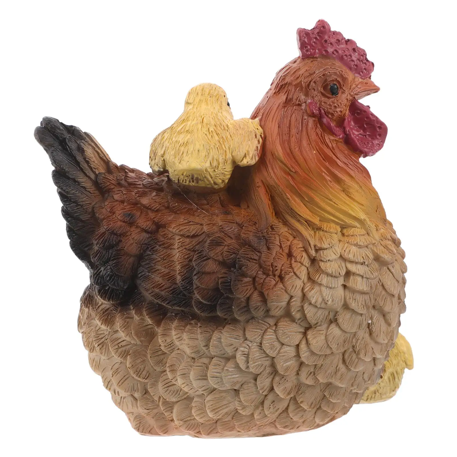 Farm Hen Resin Chicken Figurine Realistic Resin Chicken Garden Ornament Details Craft Garden Decor Statue Country Style
Farm Hen Resin Chicken Figurine Realistic Resin Chicken Garden Ornament Details Craft Garden Decor Statue Country Style