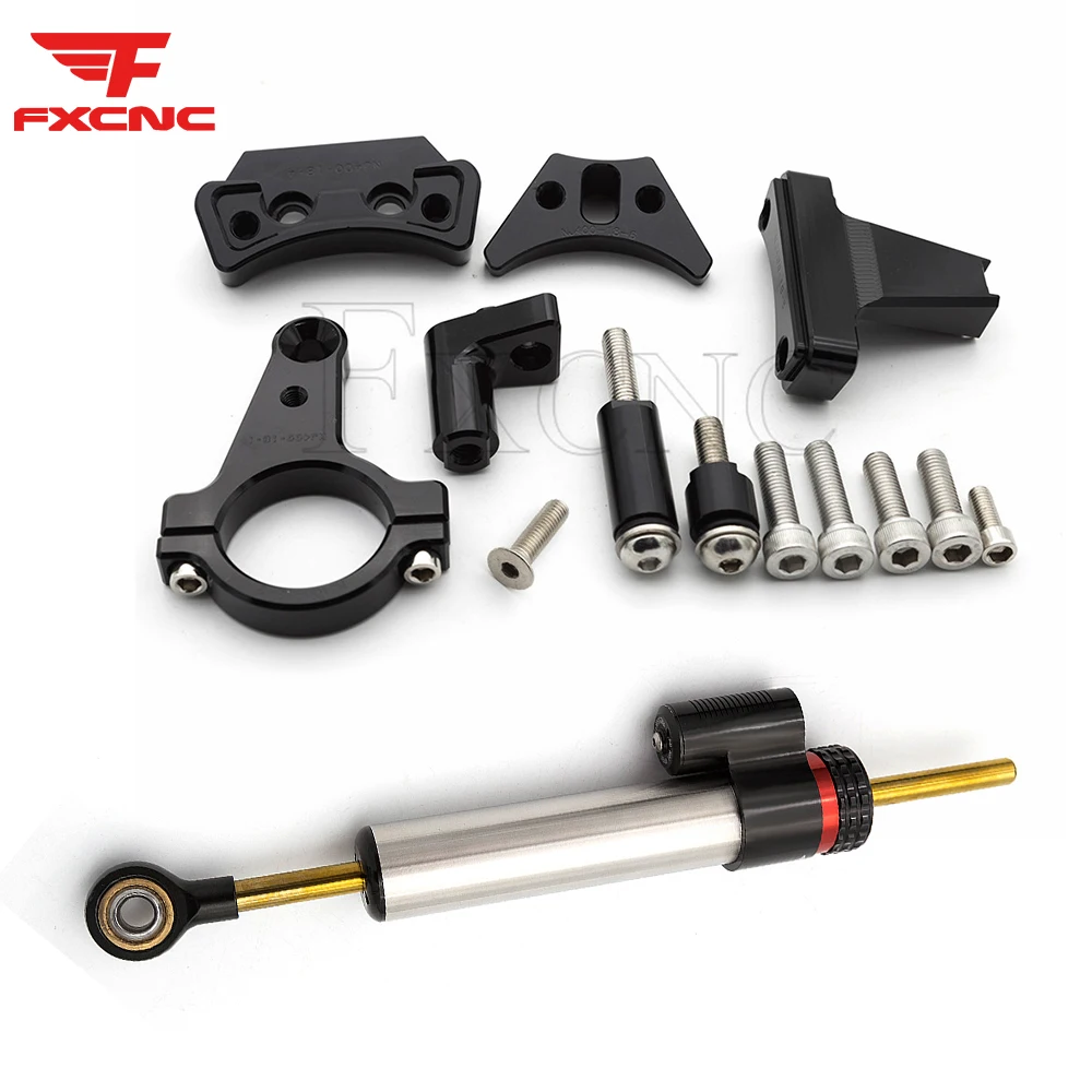 For KAWASAKI Ninja 400 2018-2022 CNC Motorcycles Steering Stabilize Damper Bracket Mount Mounting Support Holder Kit Set
For KAWASAKI Ninja 400 2018-2022 CNC Motorcycles Steering Stabilize Damper Bracket Mount Mounting Support Holder Kit Set